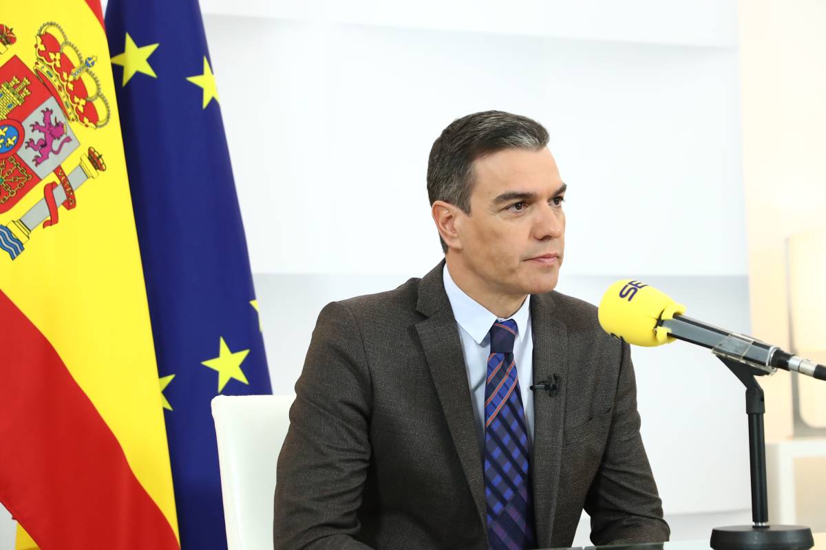 Pedro Sánchez, presidente del Gobierno, en la entrevista a la Ser.